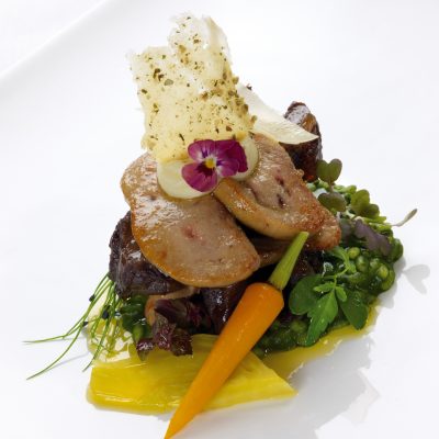 jagdhof_braised-alpine-beef-chekk-with-melting-duck-liver-watercress-risotto-and-baby-vegetables