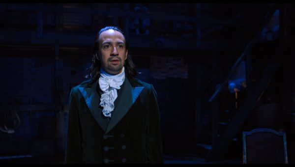 Lin-Manuel Miranda is Alexander Hamilton in HAMILTON, the filmed version of the original Broadway production.