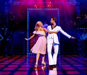 Olivia Fines (Stephanie) and Richard Winsor (Tony) - Saturday Night Fever - Photos by Paul Coltas retouched