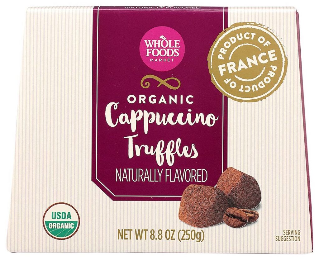 whole foods cappuccino truffles
