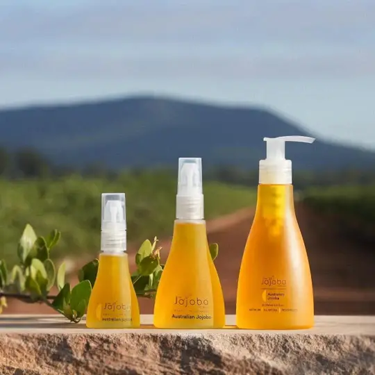 Pure Australian Jojoba natural skincare antioxidant for face body all skin types clean skincare