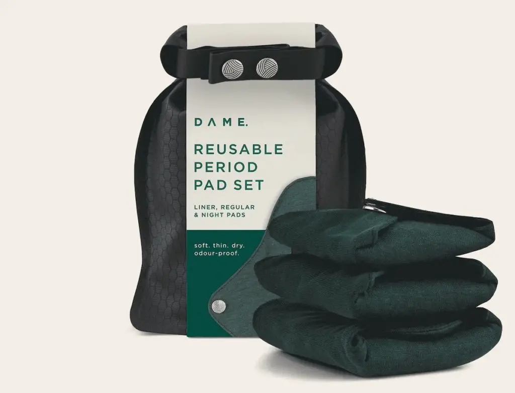 DAME reusable period pads