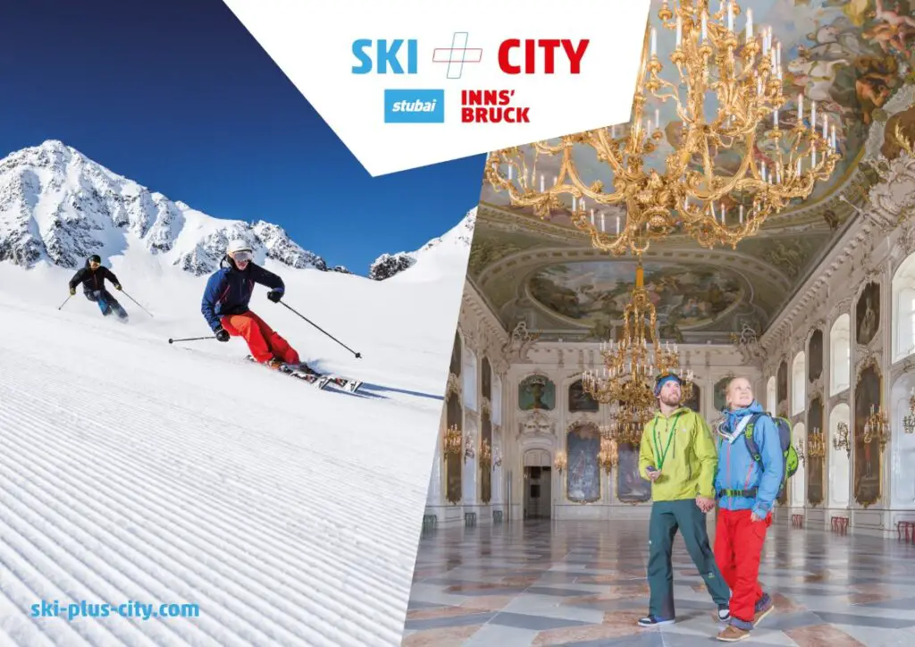 SKI plus CITY Pass Stubai Innsbruck Launch Opens 20192020 Skiing Season 1
