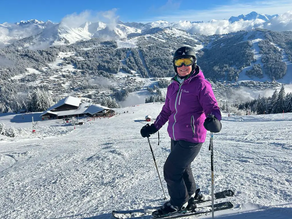 Petra skiing Les Gets