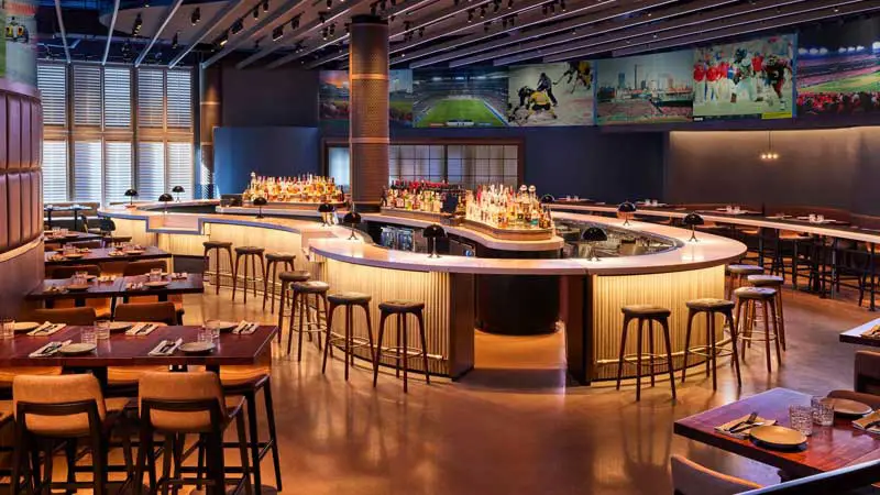 bossea omni boston seaport sporting club bar