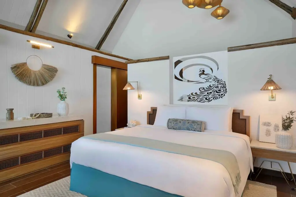 Anantara World Islands Dubai Resort Guest Room One Bedroom Beach Pool Villa Bedroom Secondary