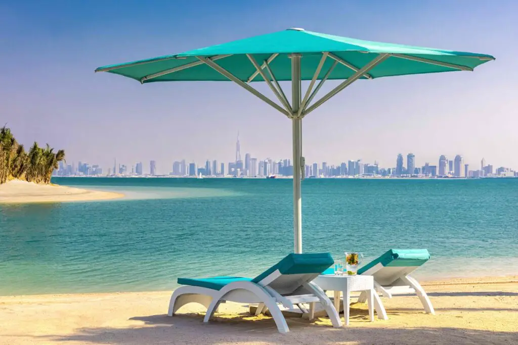 Anantara World Islands Dubai Beach Outdoor Lounge Chairs