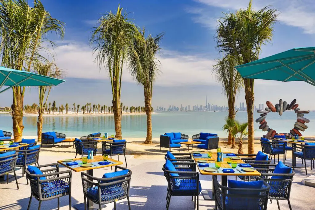 Anantara World Islands Dubai Restaurant Helios Exterior View 2
